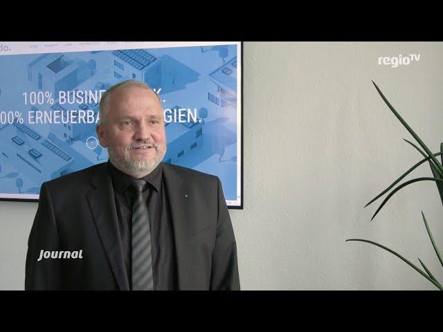 Klimaneutrales Gewerbegebiet Blurado - OB Martin Staab im Interview mit dem Journal von RegioTV