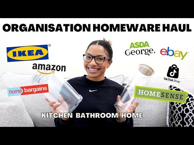 Homeware Haul | Kitchen Organisation | IKEA Amazon TikTok Shop eBay Homesense Home Bargains ASDA