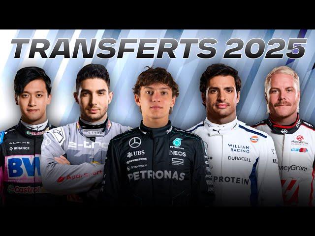 MERCATO F1 2025 : LE POINT COMPLET SUR LES TRANSFERTS/RUMEURS