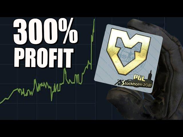 How To MAXIMISE Profit in Major Sticker Investing (CSGO)