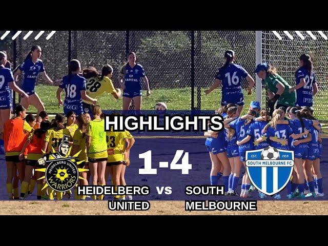 Heidelberg United FC VS South Melbourne FC U15 NPL VIC Girls Highlights