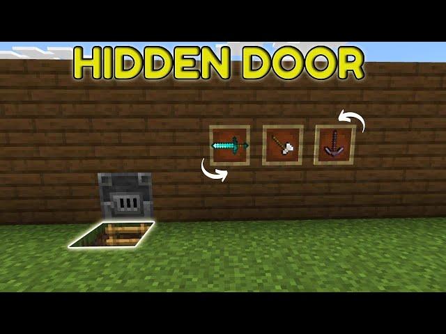 Minecraft Bedrock Item Frame Combination Lock | Bedrock Redstone Tutorial