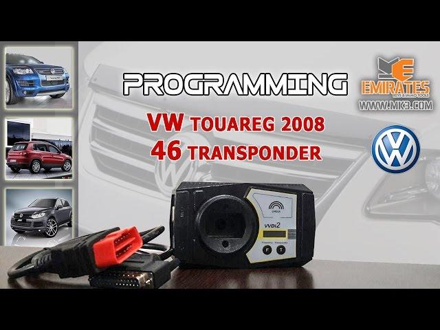 " WWW.MK3.COM " How to Program VW Touareg 2008 - 46 Transponder via VVDI2 - Xhorse