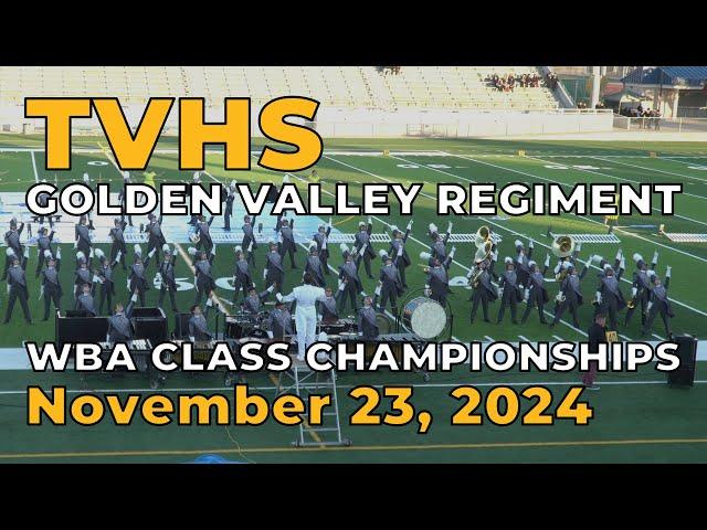 TVHS Band and Color Guard - November 23, 2024 - State Champs