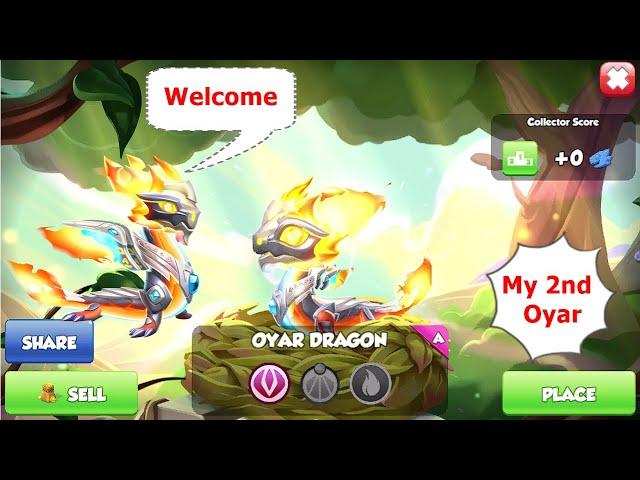 Hatched My 2nd Oyar Dragon-Dragon Mania Legends | Finished Oyar Return Collection | DML