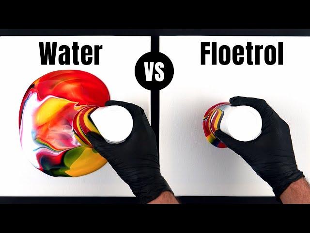 Floetrol vs Water ONLY | Acrylic Pouring