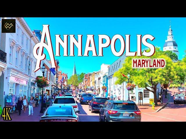 Annapolis Maryland Walking Tour [4K]