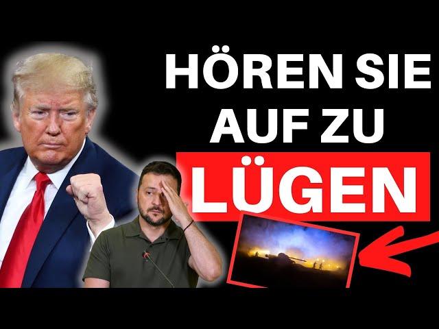 Schock für Selenskyj: DAS sagte Trump wirklich zu ihm!