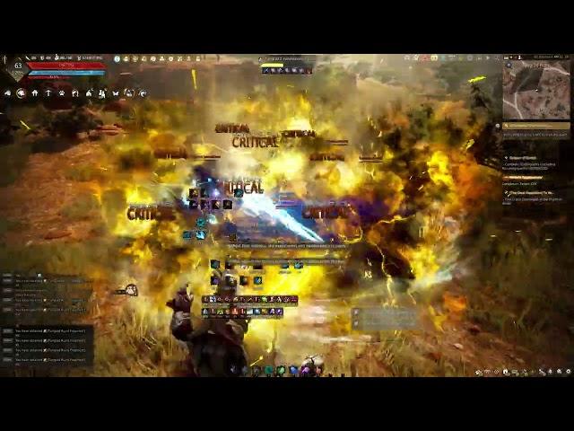 BDO | Awakening Tamer - Tungrad Ruins after nerf 36.7k trash/h (yellow ls)