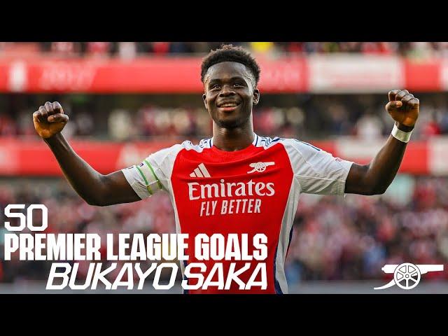 BUKAYO SAKA | All 50 Premier League goals