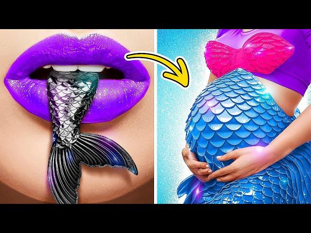 Magical Mermaid Mom! Best Pregnancy Hacks Under the Sea‍️
