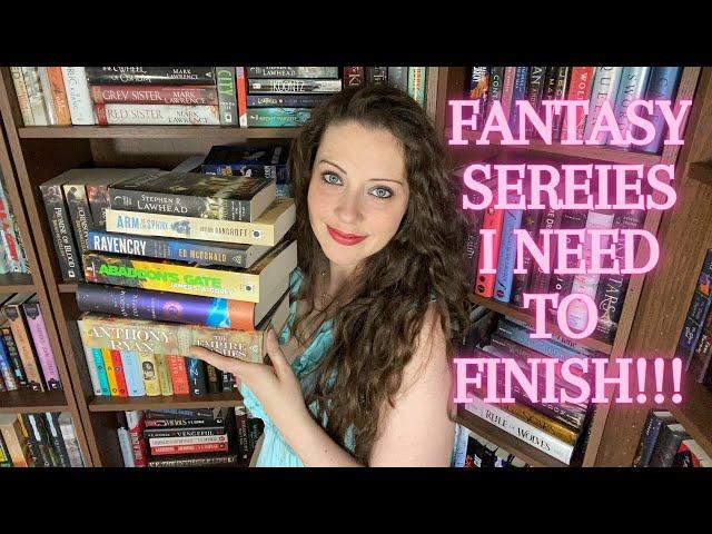 ADULT FANTASY & SCI-FI SERIES I NEED TO FINISH!!!