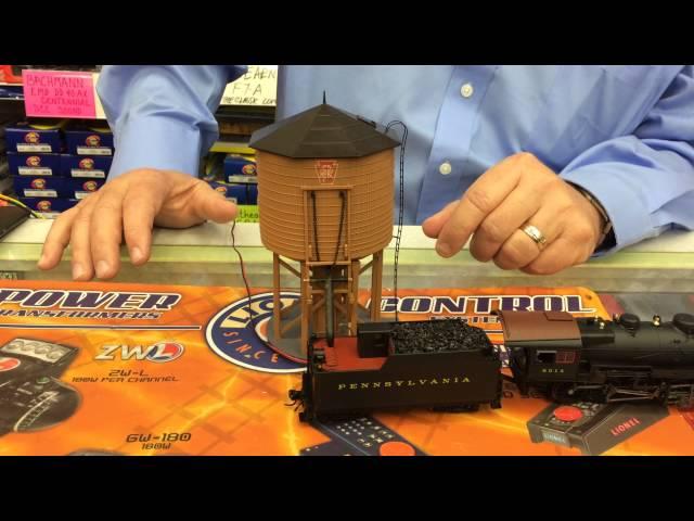 BroadWay Limited Operating Water Tower With Sound On TrainWorldTV