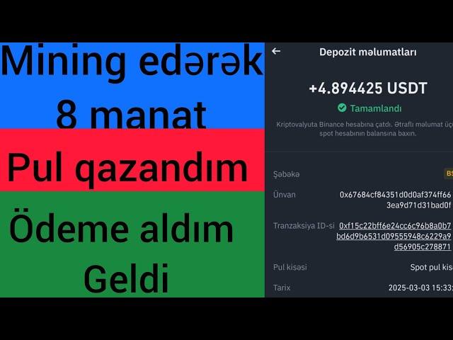 MİNİNG EDEREK TRAMP COİN QAZANDIM ÖDEME ALDIM GELDİ (2025)