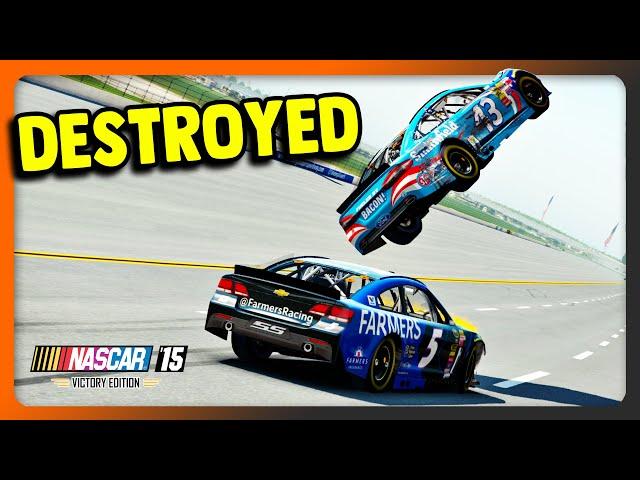 Never Go Five Wide at Talladega in NASCAR '15 Career