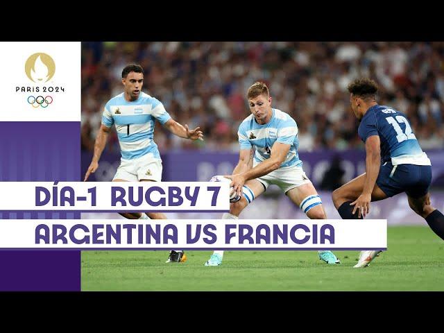 Argentina vs Francia en cuartos de final de Rugby7s | #Paris2024 Highlights