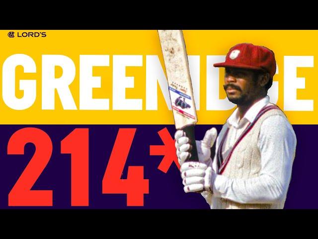 The Best Lord's Double Hundred Ever? Gordon Greenidge Hits 214* in Legendary Chase! | Eng v WI 1984