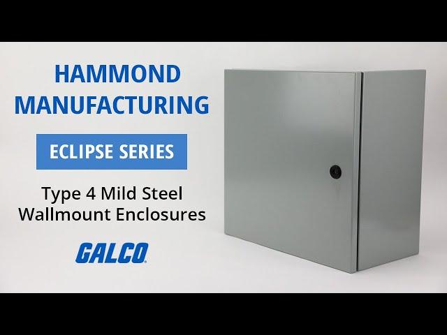 Hammond Manufacturing Eclipse Series Type 4 Mild Steel Wallmount Enclosures