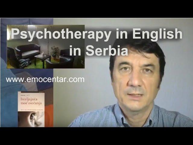 Psychotherapy, counselling in English in Serbia