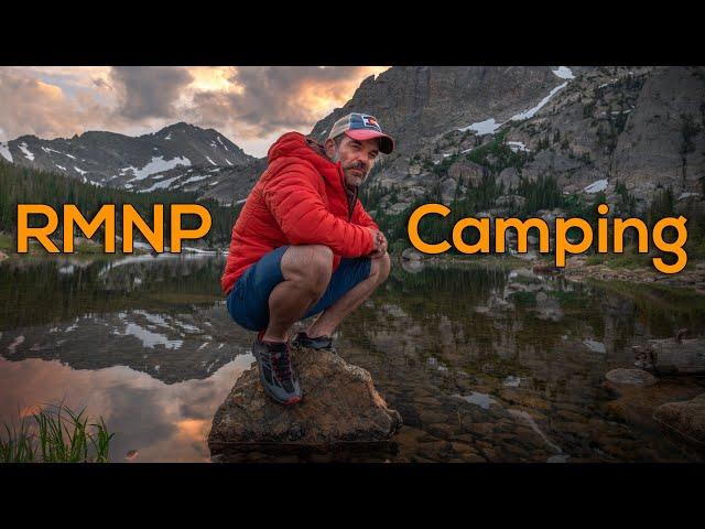 Backpacking in Rocky Mountain National Park , Colorado, USA 4K