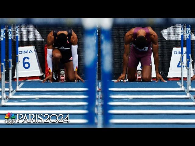 Photo finish leads to stunning 110m hurdles win from lane 8 at Paris Diamond League | NBC Sports