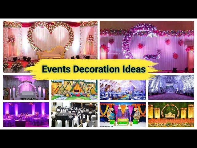 Events Decoration Ideas  | Wedding Decoration | Party Decoration