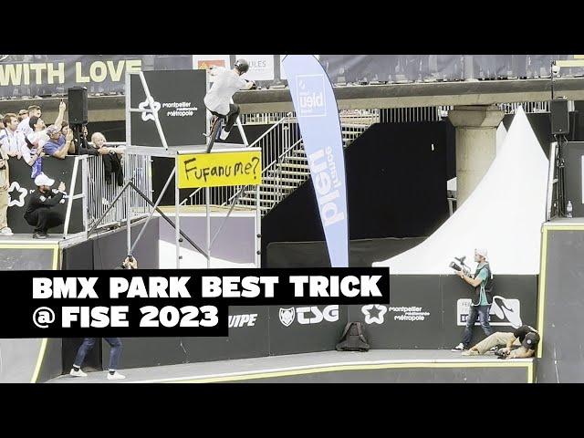 INSANE BMX Park BEST TRICK Contest @ FISE 2023