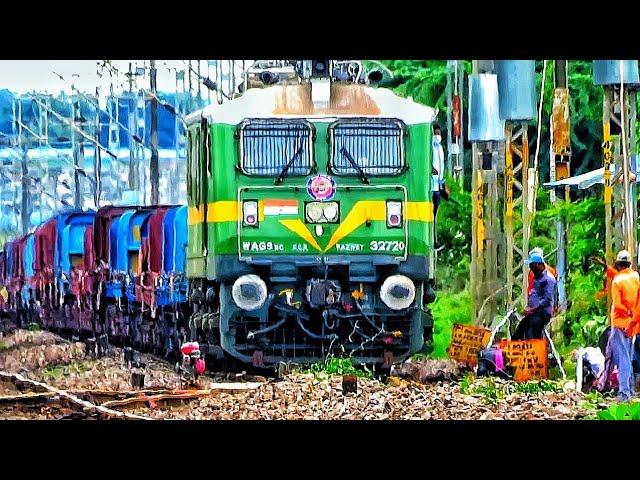 The train Suddenly came upon it while repairing the railway track