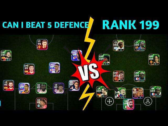 Can I Beat 5 Defence? Division Match In Efootball 2025 Mobile