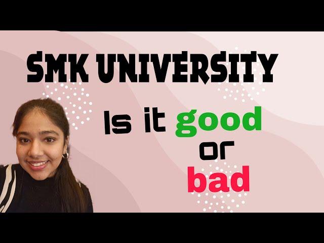 SMK University review || how is it from inside || vilnius Lithuania