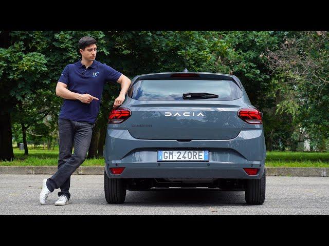 PREGI e DIFETTI dell’auto MENO cara d’ITALIA | Dacia Sandero prezzo, TEST DRIVE