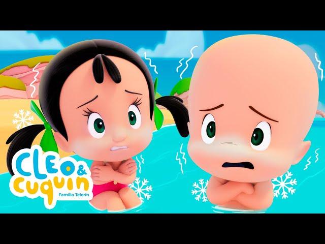 La canción del frío y el calor en VERANO | Canciones infantiles para niños de Cleo y Cuquín