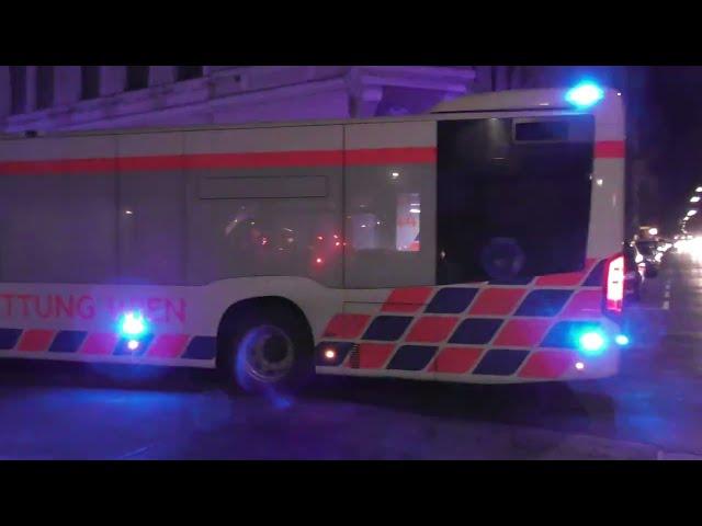 Zimmerbrand in Wien Favoriten Berufsfeuerwehr und Rettung im Einsatz