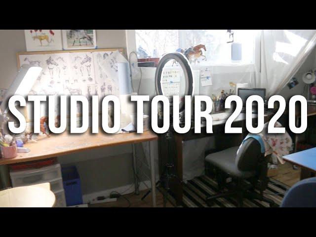 Studio Tour - DeeJayBe Studios Model Horse Workspace - April 2020