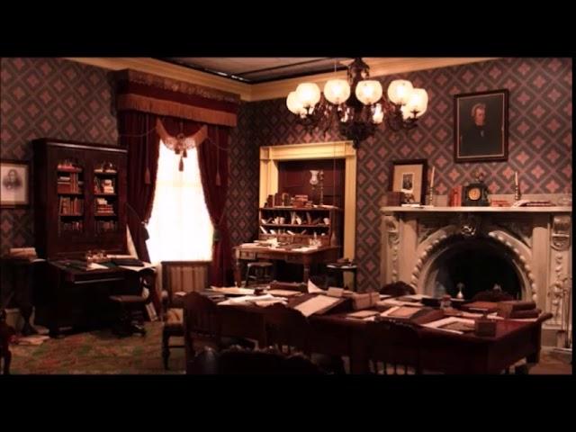 President Lincoln's Office Ambience 1HR [Fire Crackling + Pages Turning + Writing + Soft Breathing]