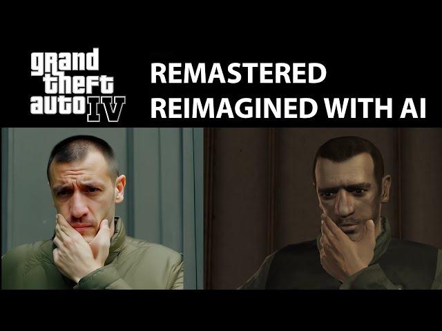 GTA 4 with ultra-realistic graphics Gen-3 video to video Runway Artificial AI