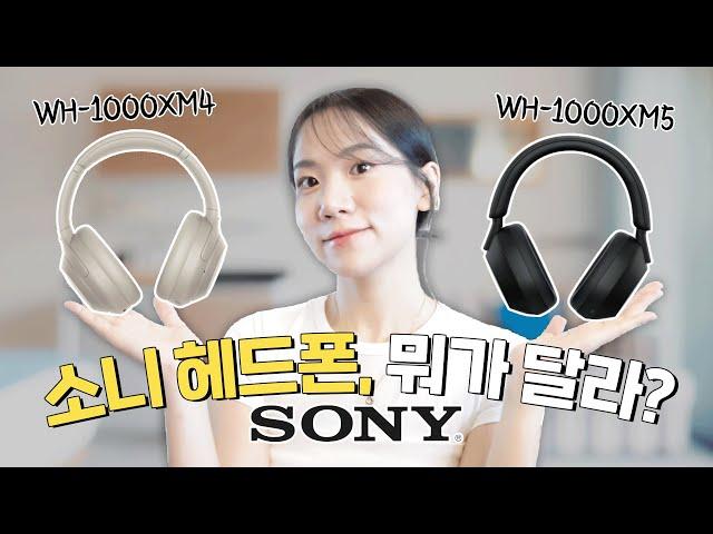 유명한건 알겠는데 뭐가 다른거야? 소니 헤드폰 WH-1000XM4와 WH-1000XM5는 차이점 총정리ㅣ그래서 뭐 사지?