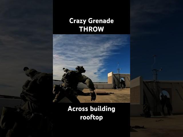 Insane GRENADE Throw Across Buildings!!!! #airsoft
