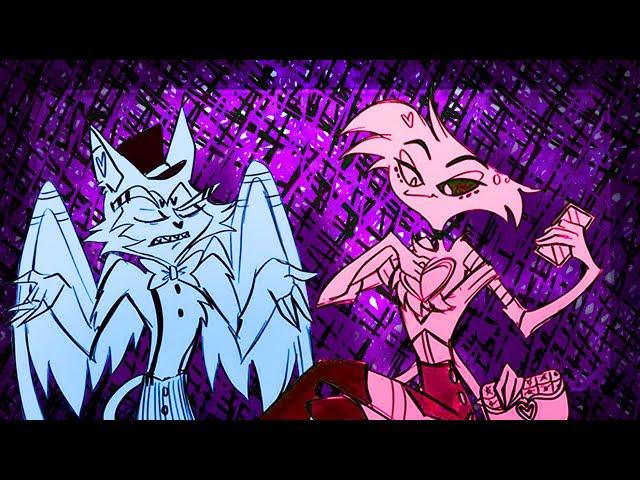 LOOKING OUT FUR YOU - ANGELDUST X HUSK (Hazbin Hotel Comic dub)