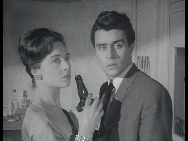 Scene from the 1962 film "THE WILD AND THE WILLING" featuring Virginia Maskell, Ian McShane.  (HD)