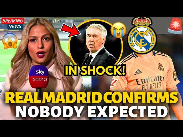 URGENT! REAL MADRID HAS JUST CONFIRMED! ANCELOTTI IN SHOCK! REAL MADRID NEWS