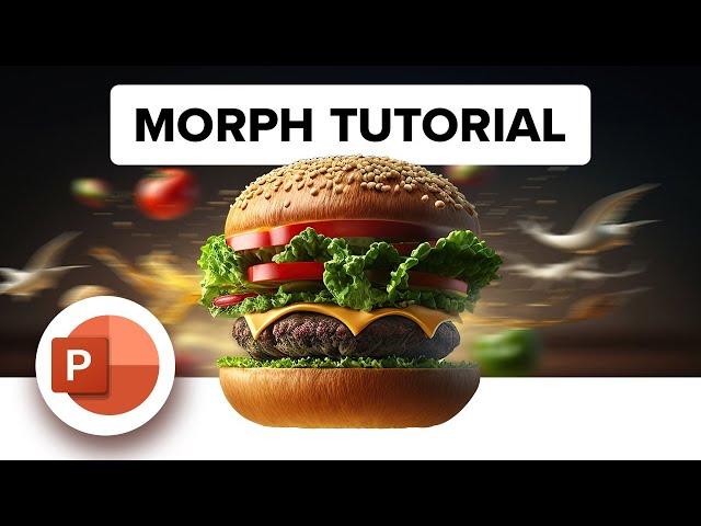 How to Make a  Morph Burger Slide Transition in PowerPoint ▶