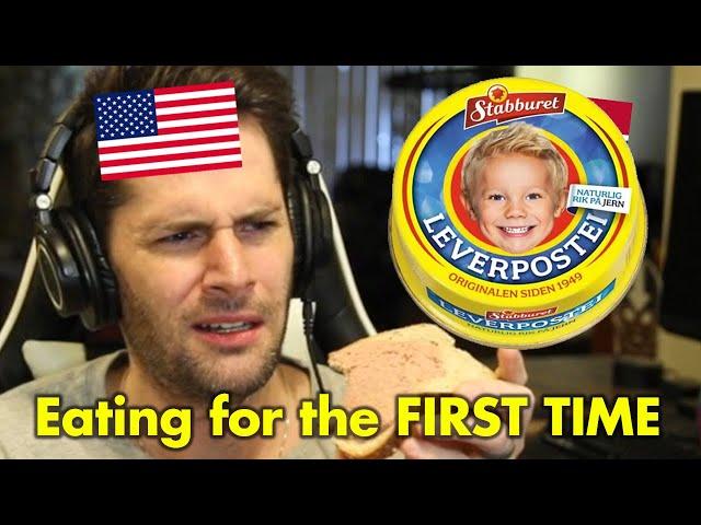 American Tries Leverpostei for the First Time