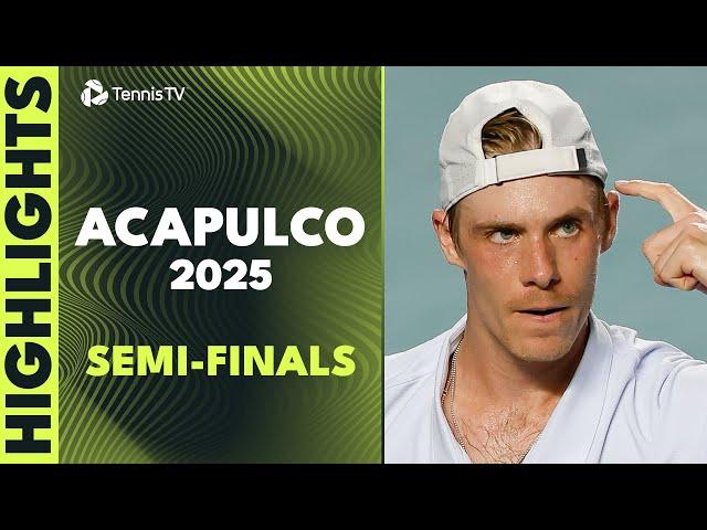 Machac Faces Nakashima; Davidovich Fokina & Shapovalov Battle | Acapulco Semi-Final Highlights