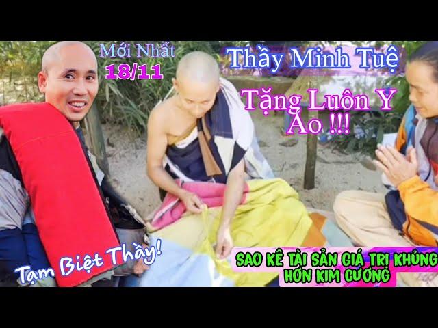 Thầy Minh Tuệ Sao Kê Tài Sản Giá Trị Hơn Cả Kim Cương! Thầy Tặng Luôn Y Phấn Tảo