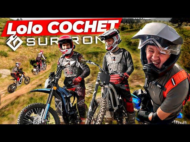 WE RIDE WITH @LoloCochetMoto on Sur-Ron Light Bee