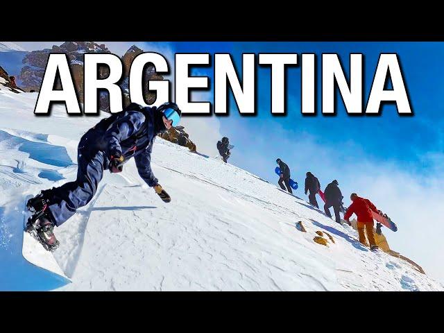 Snowboarding in Argentina - This Place is Amazing