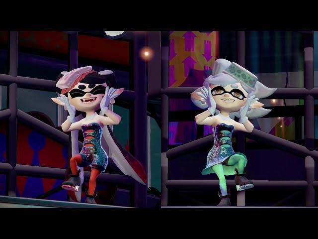 Splatoon Splatfest Squid Sisters Performing