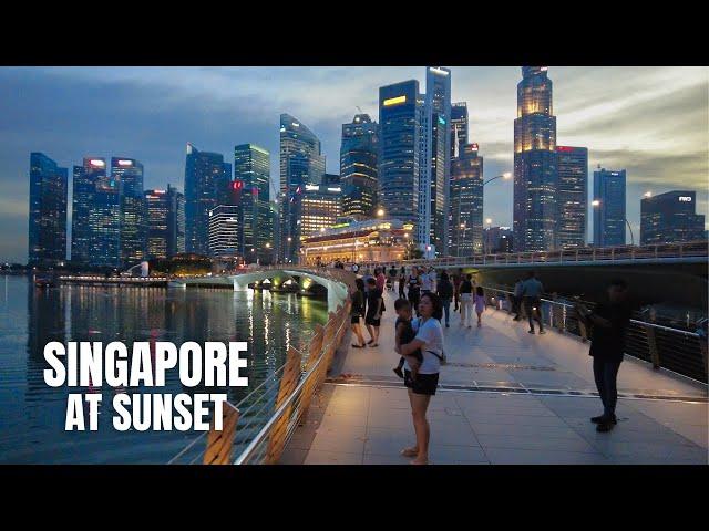 Singapore City at Sunset (January 2023)