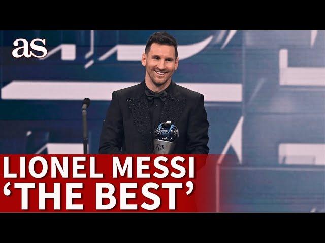 PREMIOS THE BEST | LIONEL MESSI, mejor jugador del AÑO de la FIFA |AS